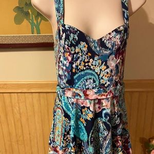 Colorful Free People Sz S Dress EUC😊😊